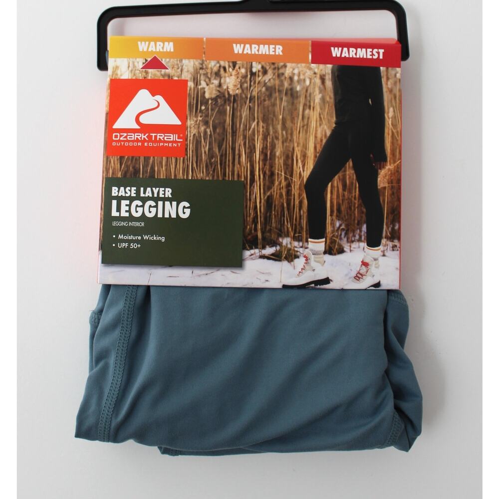 Ozark Trail Womens Warm Thermal Base Layer Bottom Heritage Blue Multisize NWT